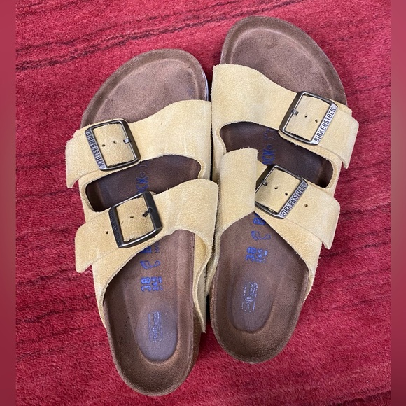 Birkenstock Arizona Suede Leather Sandals - Picture 3 of 7